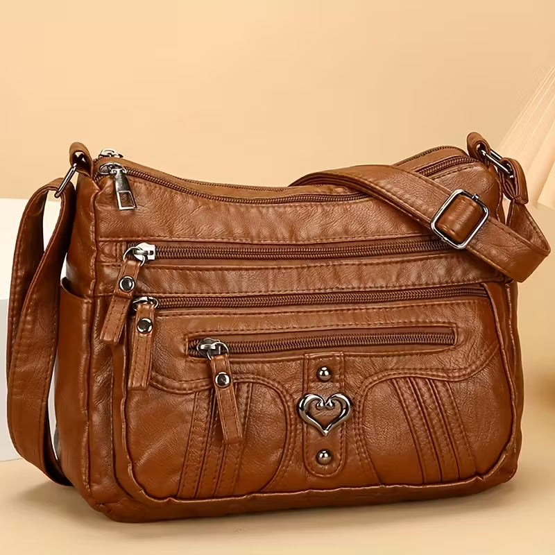 Women'S Vintage-Style Shoulder Bag