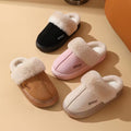 Women'S Plush Slip-On Slippers