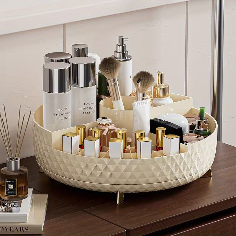 1pc High-End Rotating Makeup Organizer