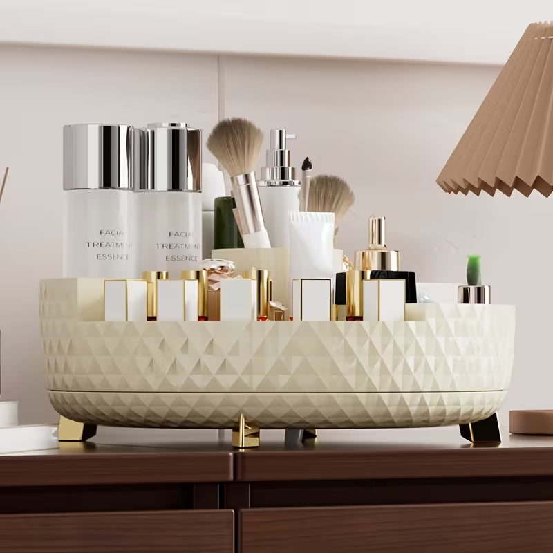 1pc High-End Rotating Makeup Organizer